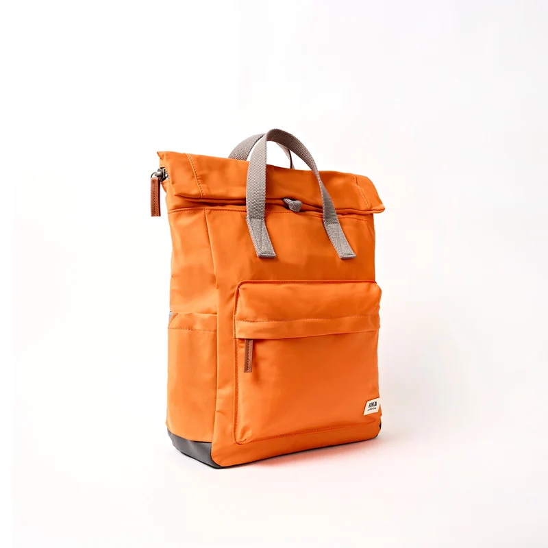 ROKA Canfield B Jaffa Orange Medium Tasche aus recyceltem Nylon