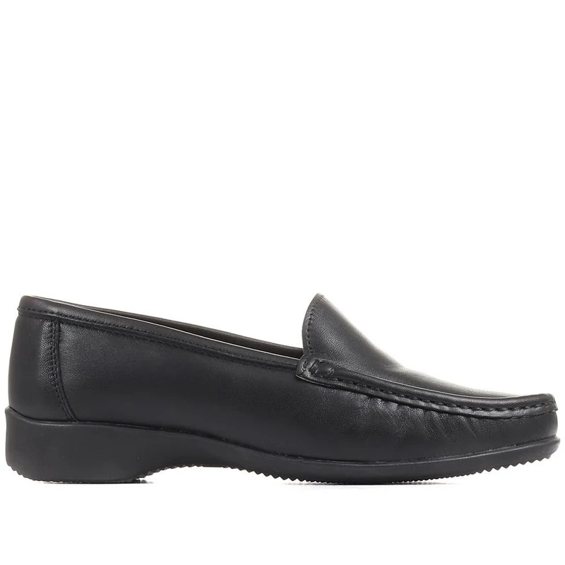 Smart Leather Loafers - CONT2400 / 309 091 - Black