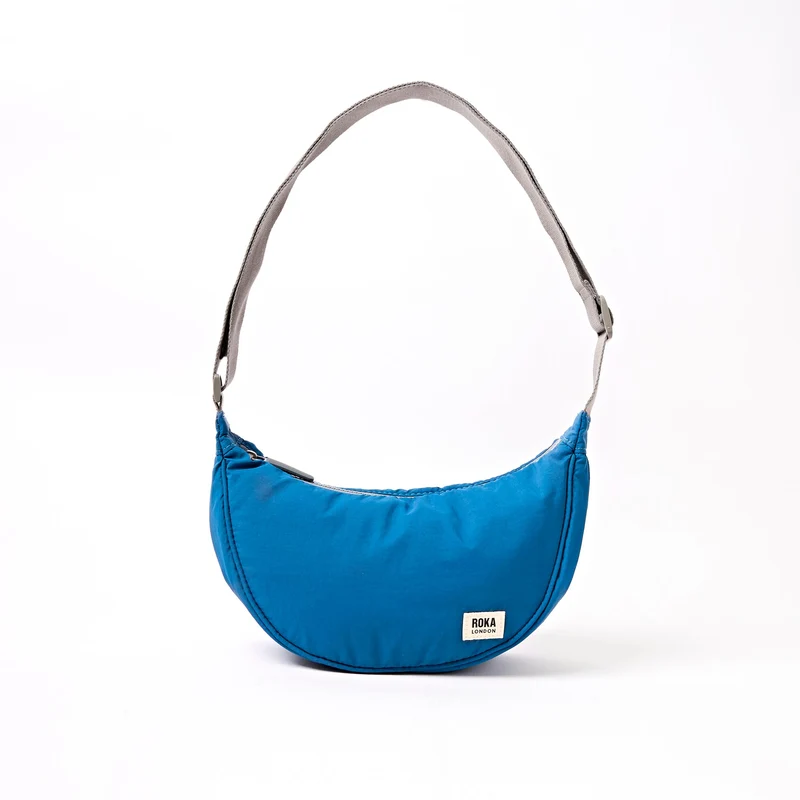 ROKA Farringdon Malibu Blue Recycled Taslon Bag