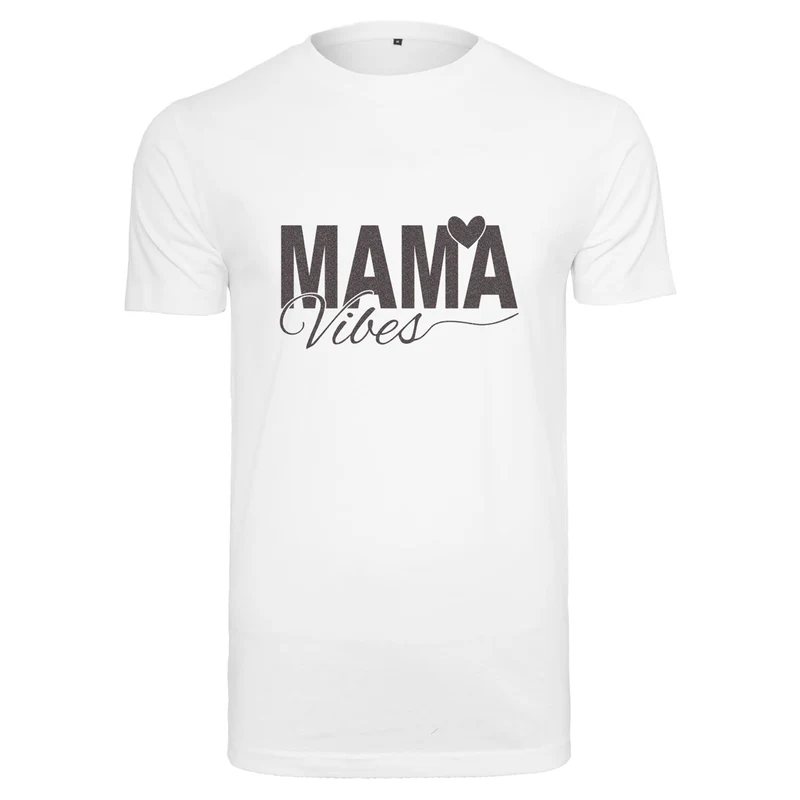 T-Shirt - Mama Vibes - Druck Multicolor - verschiedene Farben zur Auswahl