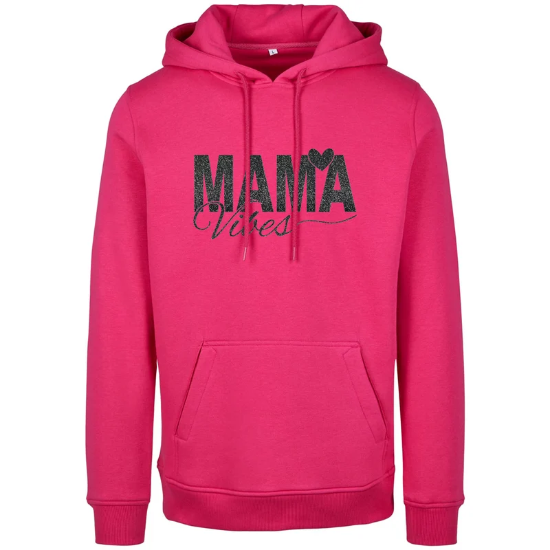 Hoodie - Mama Vibes - Druck Schwarz - verschiedene Farben zur Auswahl