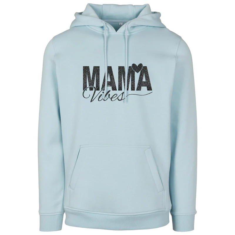 Hoodie - Mama Vibes - Druck Schwarz - verschiedene Farben zur Auswahl
