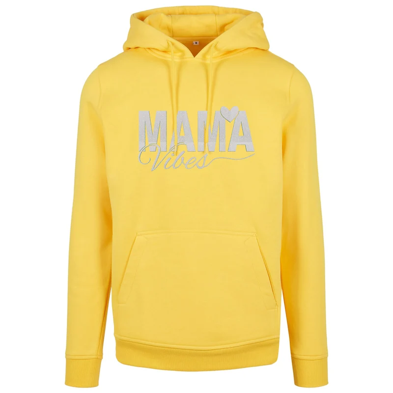 Hoodie - Mama Vibes - Druck Weiß Rainbow - verschiedene Farben zur Auswahl