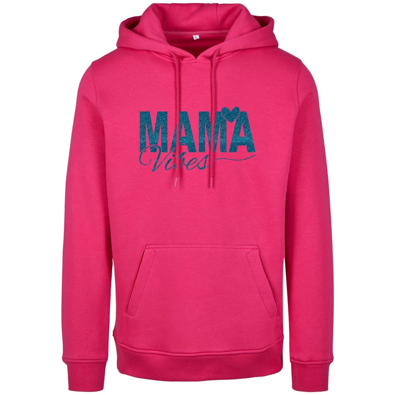 Hoodie - Mama Vibes - Druck Blau - verschiedene Farben zur Auswahl