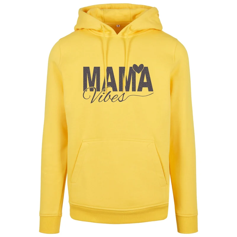 Hoodie - Mama Vibes - Druck Multicolor - verschiedene Farben zur Auswahl