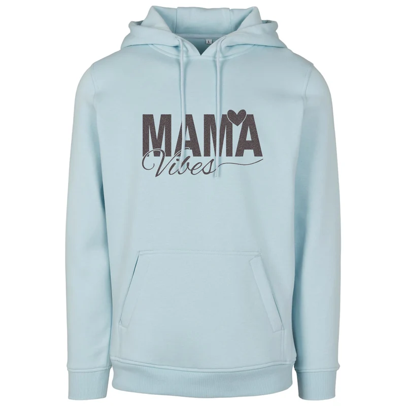 Hoodie - Mama Vibes - Druck Multicolor - verschiedene Farben zur Auswahl