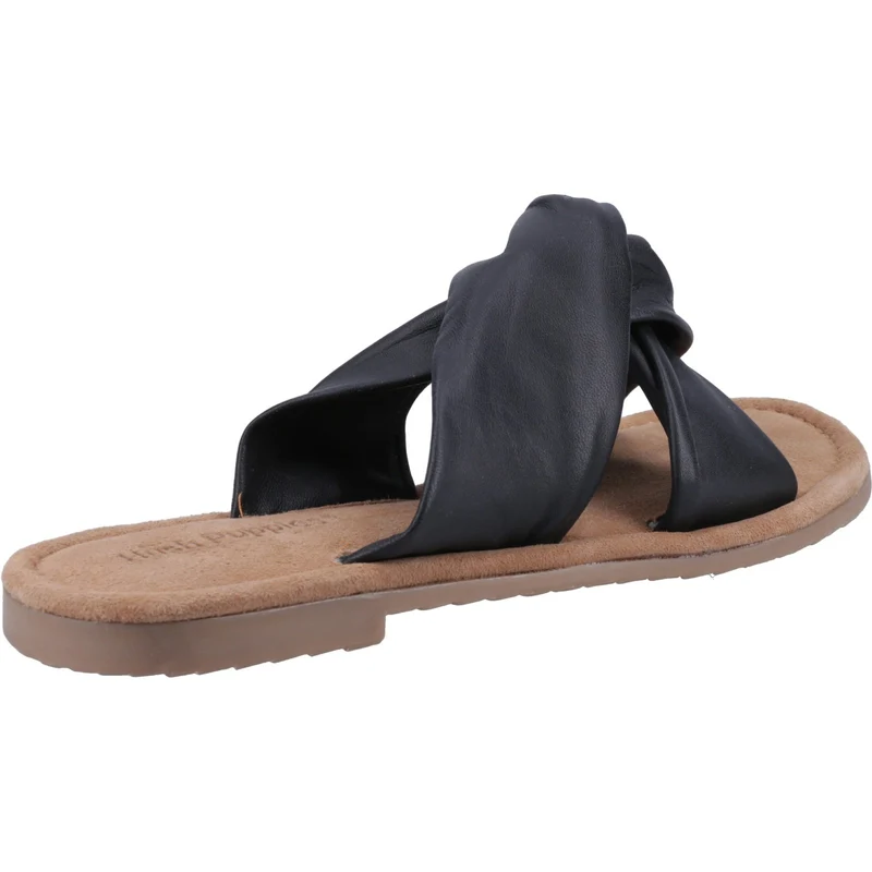 Hush Puppies Amy Damen-Sandalen mit breiter Passform | Schwarz