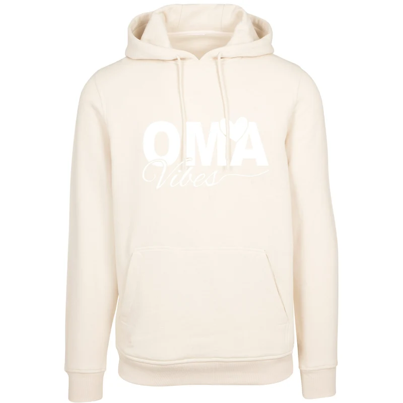 Hoodie - Oma Vibes - Druck Weiß Matt - verschiedene Farben zur Auswahl