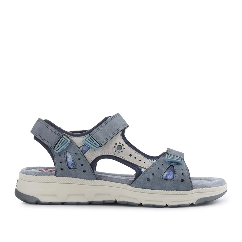 Wide-Fit Shock-Absorbing Sandals - RELIF41009 / 327 187 - Light Blue