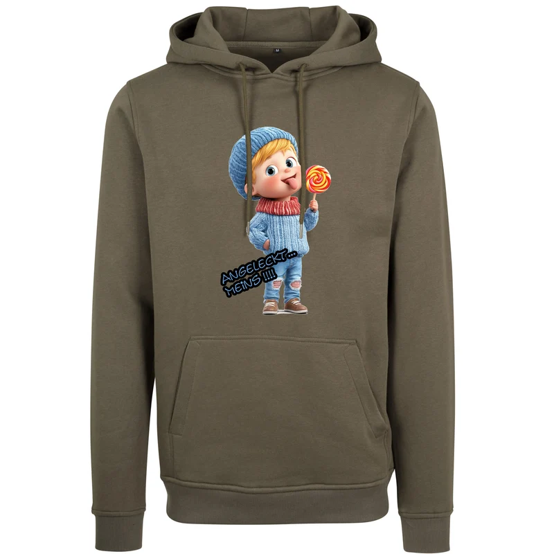 Hoodie - Junge Angeleckt Meins !! - verschiedene Farben zur Auswahl