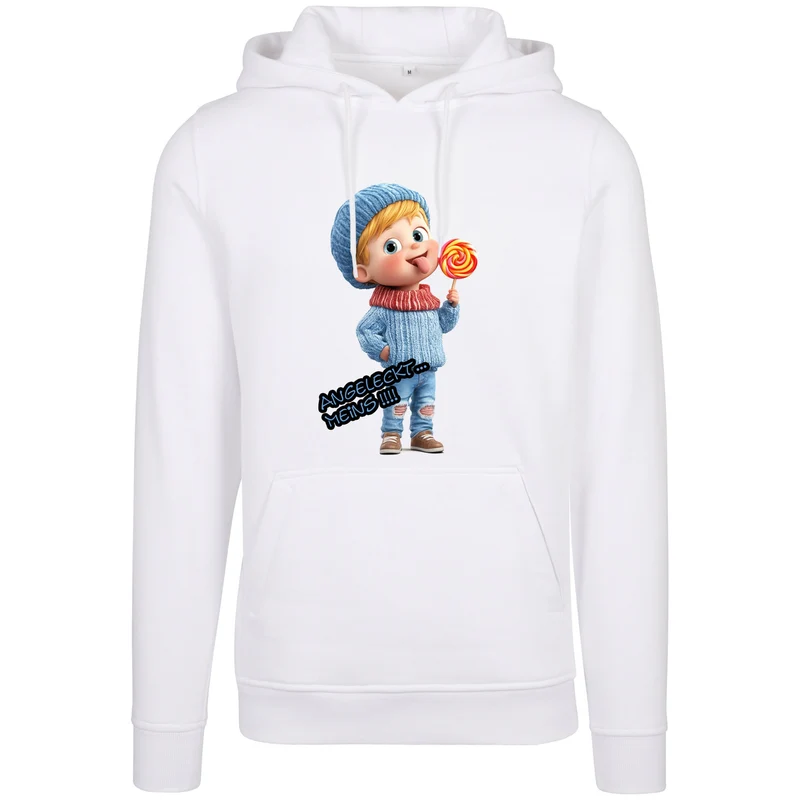 Hoodie - Junge Angeleckt Meins !! - verschiedene Farben zur Auswahl