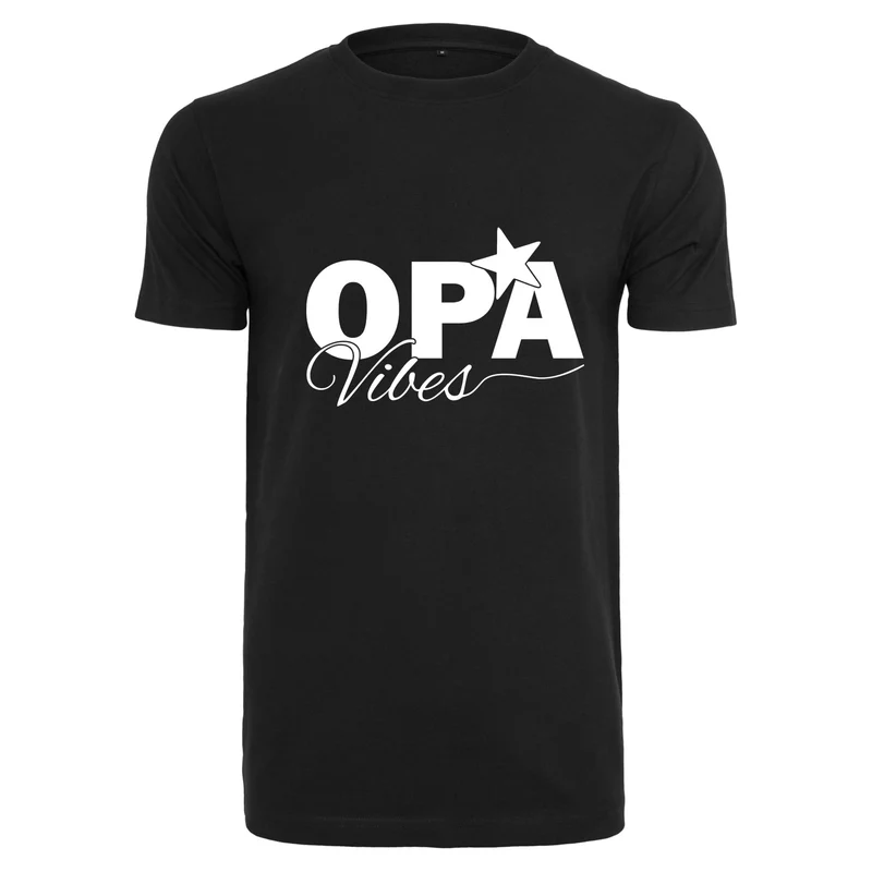 T-Shirt Shirt -Opa Vibes - Druck Weiss Matt - verschiedene Farben zur Auswahl