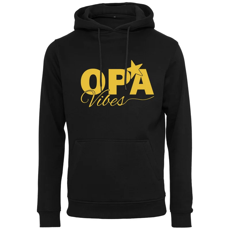 Hoodie - Opa Vibes - Druck Gold Metallic - verschiedene Farben zur Auswahl