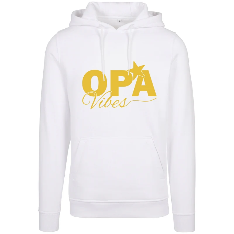 Hoodie - Opa Vibes - Druck Gold Metallic - verschiedene Farben zur Auswahl