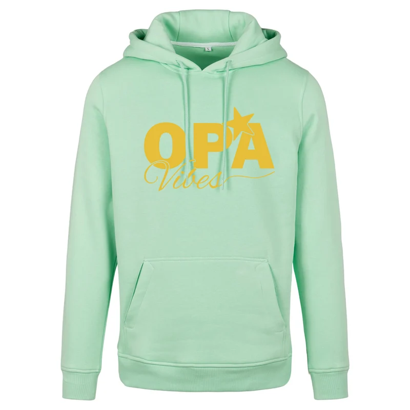 Hoodie - Opa Vibes - Druck Gold Metallic - verschiedene Farben zur Auswahl