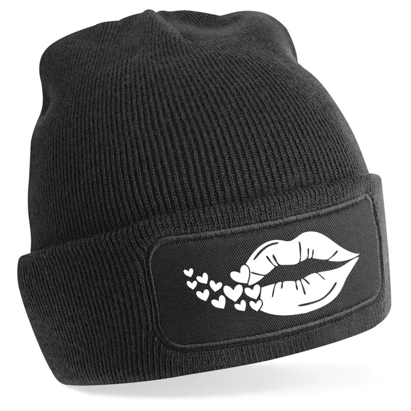Beanie Mütze - Love Lips