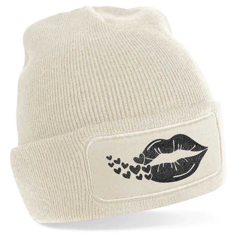 Beanie Mütze - Love Lips