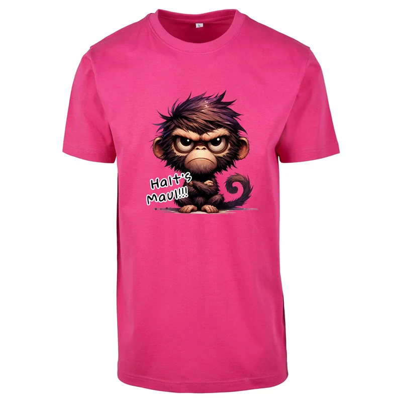 T-Shirt Shirt - Affe Halt´s Maul - verschiedene Farben zur Auswahl