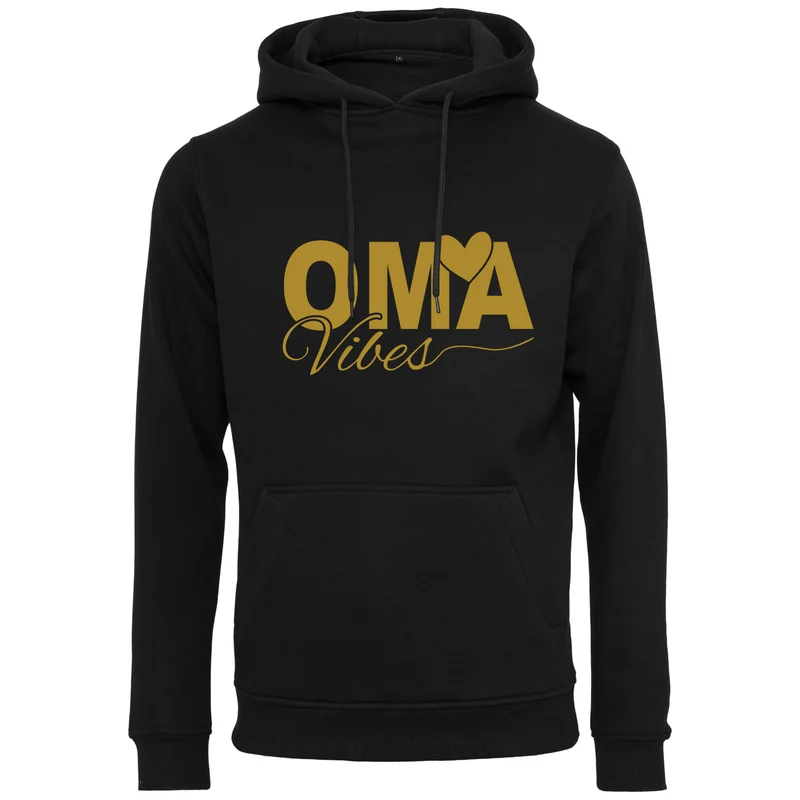 Hoodie - Oma Vibes - Druck Gold Matt - verschiedene Farben zur Auswahl