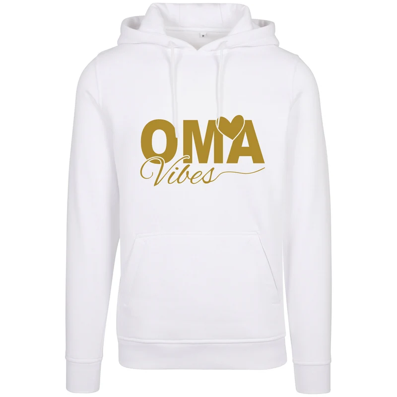 Hoodie - Oma Vibes - Druck Gold Matt - verschiedene Farben zur Auswahl