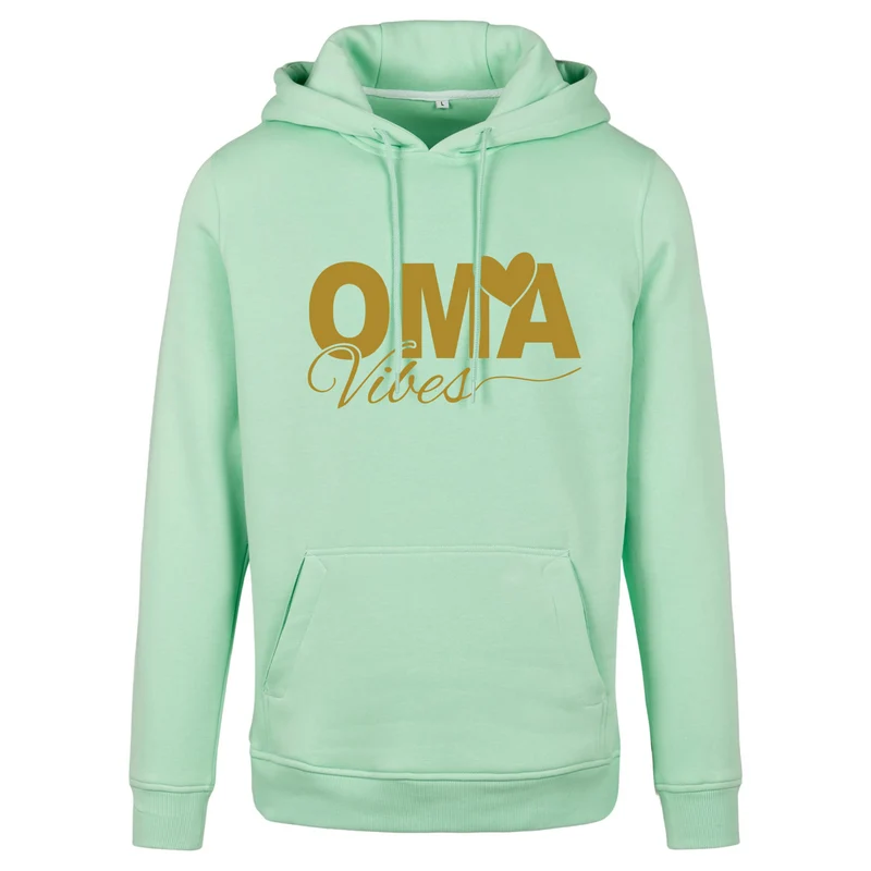 Hoodie - Oma Vibes - Druck Gold Matt - verschiedene Farben zur Auswahl