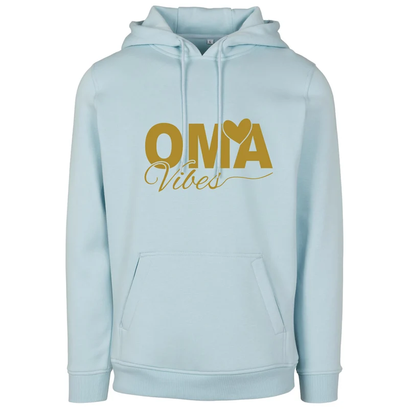Hoodie - Oma Vibes - Druck Gold Matt - verschiedene Farben zur Auswahl