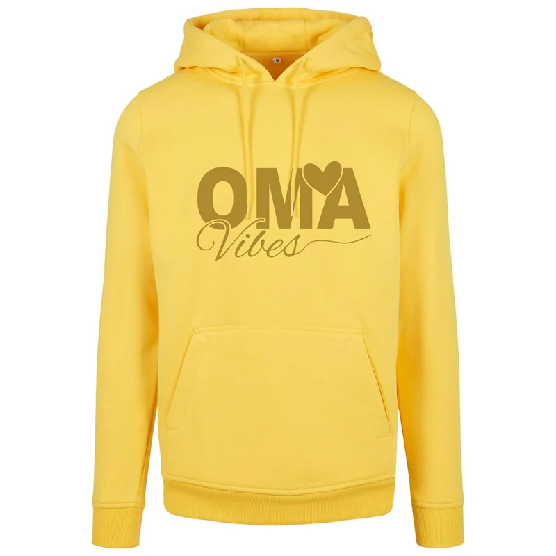 Hoodie - Oma Vibes - Druck Gold Matt - verschiedene Farben zur Auswahl