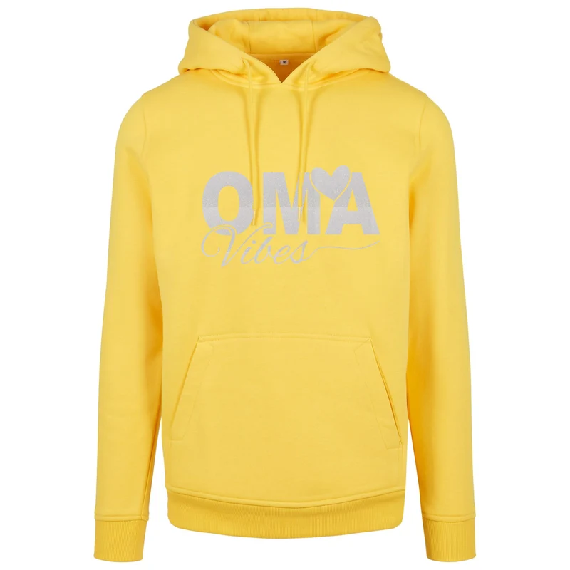 Hoodie - Oma Vibes - Druck Weiß Rainbow Glitter - verschiedene Farben zur Auswahl