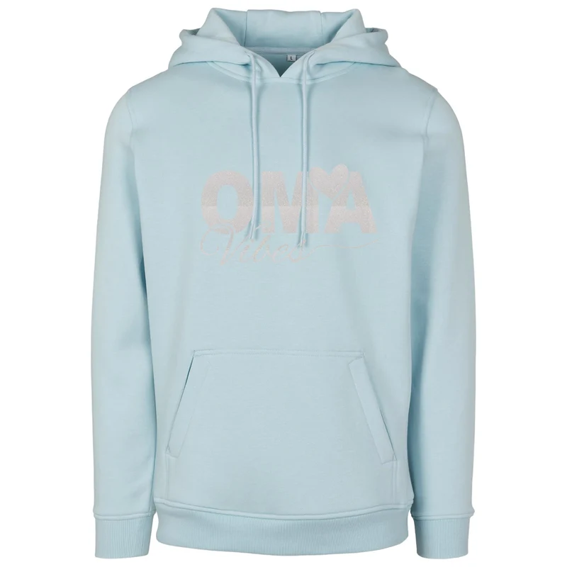 Hoodie - Oma Vibes - Druck Weiß Rainbow Glitter - verschiedene Farben zur Auswahl