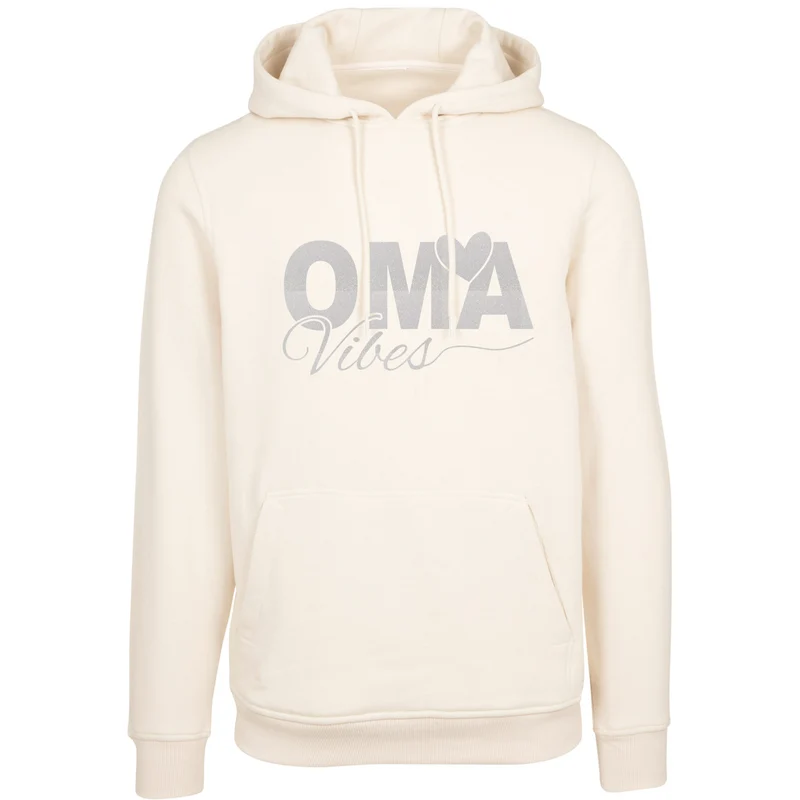 Hoodie - Oma Vibes - Druck Weiß Rainbow Glitter - verschiedene Farben zur Auswahl