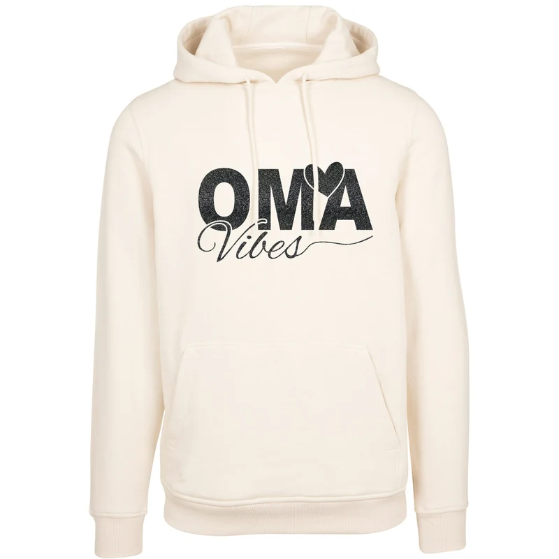 Hoodie - Oma Vibes - Druck Schwarz Glitter - verschiedene Farben zur Auswahl