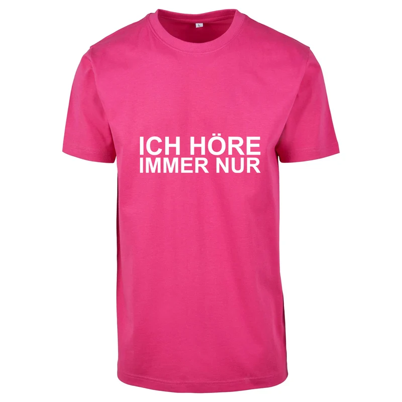T-Shirt Shirt - MiMiMi - Druck Weiß Matt - verschiedene Farben zur Auswahl