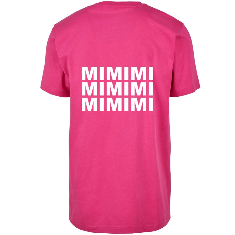 T-Shirt Shirt - MiMiMi - Druck Weiß Matt - verschiedene Farben zur Auswahl