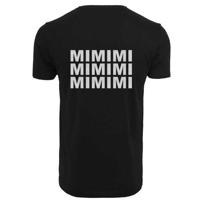T-Shirt Shirt - MiMiMi - Druck Weiß Rainbow Glitter - verschiedene Farben zur Auswahl
