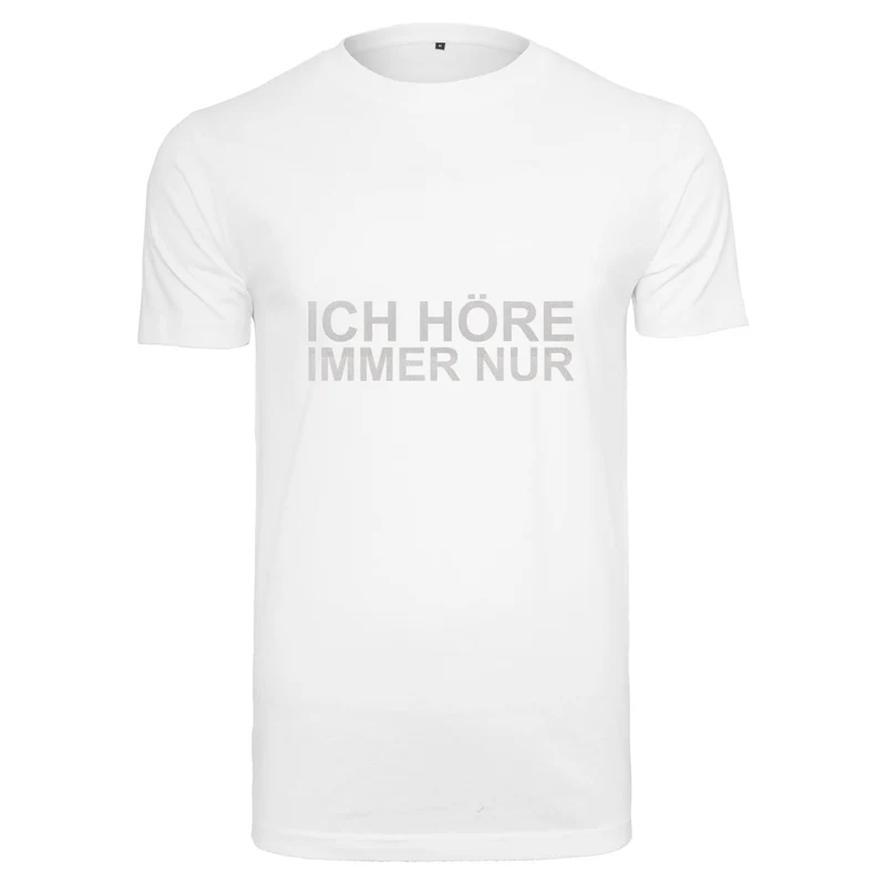 T-Shirt Shirt - MiMiMi - Druck Weiß Rainbow Glitter - verschiedene Farben zur Auswahl