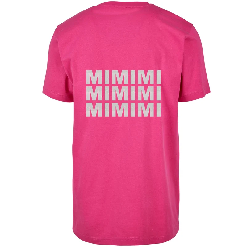 T-Shirt Shirt - MiMiMi - Druck Weiß Rainbow Glitter - verschiedene Farben zur Auswahl