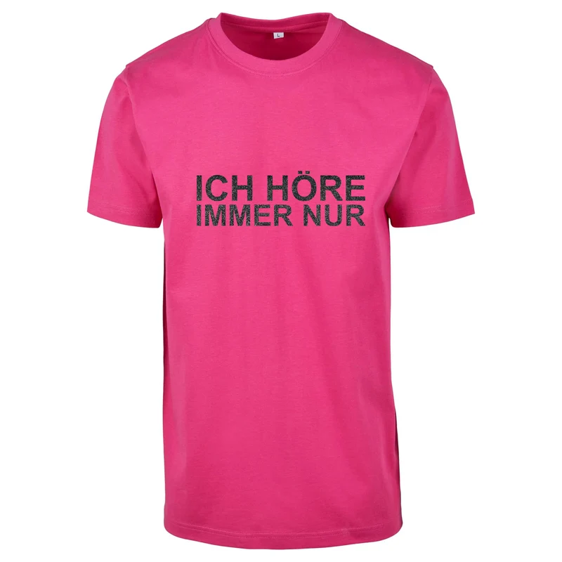 T-Shirt Shirt - MiMiMi - Druck Schwarz Glitter - verschiedene Farben zur Auswahl