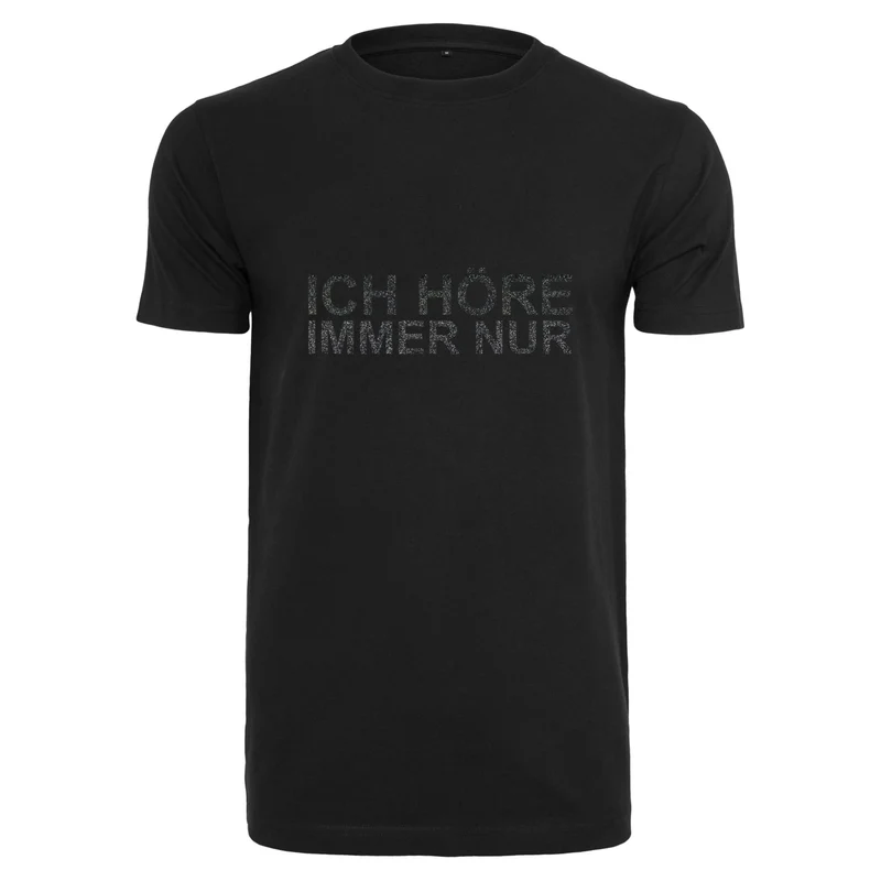 T-Shirt Shirt - MiMiMi - Druck Schwarz Glitter - verschiedene Farben zur Auswahl