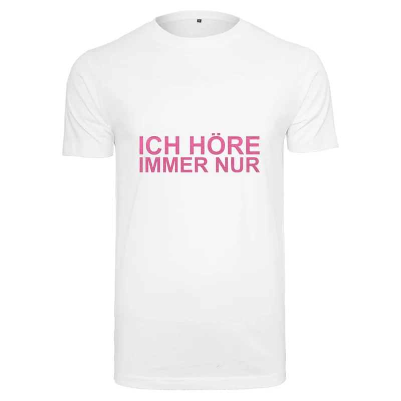 T-Shirt Shirt - MiMiMi - Druck Neon Rosa Glitter - verschiedene Farben zur Auswahl