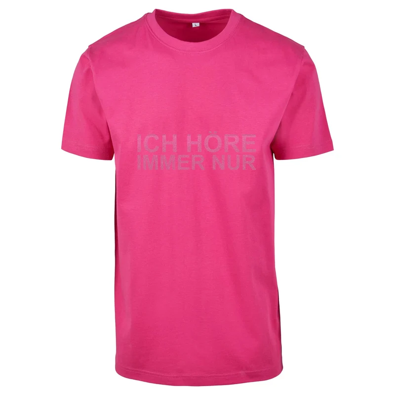 T-Shirt Shirt - MiMiMi - Druck Neon Rosa Glitter - verschiedene Farben zur Auswahl