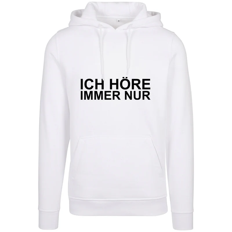 Hoodie - MiMiMi - Druck Schwarz Matt - verschiedene Farben zur Auswahl