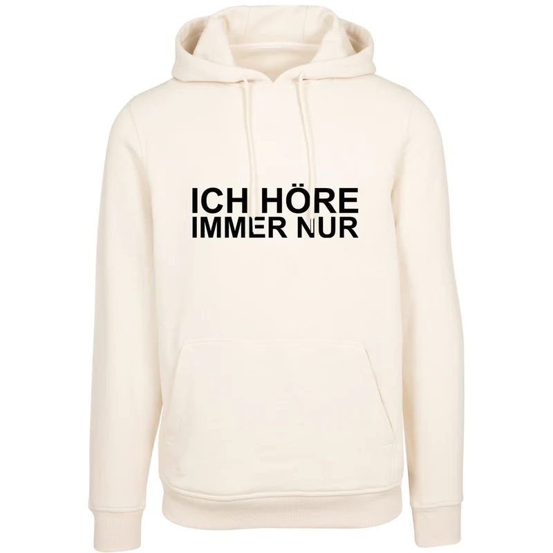 Hoodie - MiMiMi - Druck Schwarz Matt - verschiedene Farben zur Auswahl