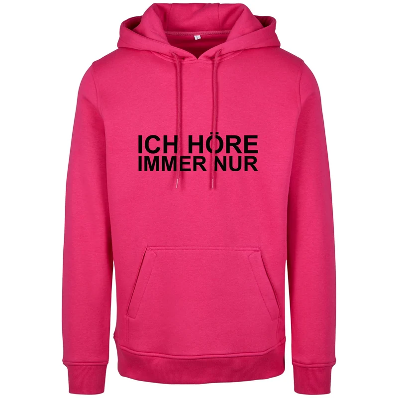 Hoodie - MiMiMi - Druck Schwarz Matt - verschiedene Farben zur Auswahl