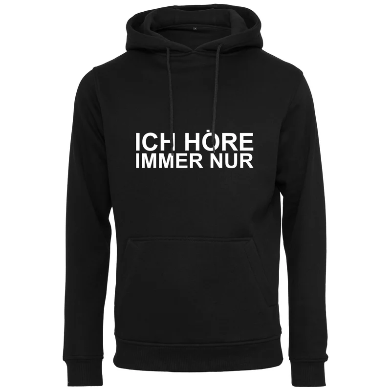 Hoodie - MiMiMi - Druck Weiss Matt - verschiedene Farben zur Auswahl