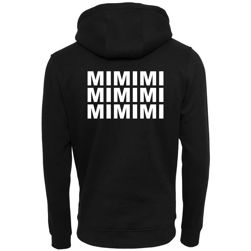 Hoodie - MiMiMi - Druck Weiss Matt - verschiedene Farben zur Auswahl