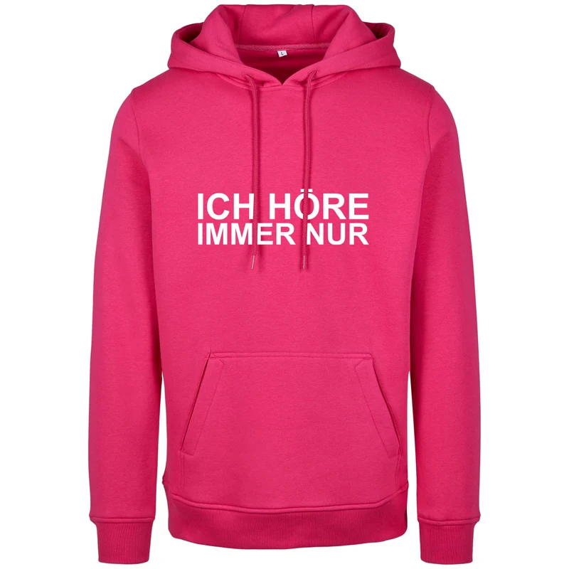 Hoodie - MiMiMi - Druck Weiss Matt - verschiedene Farben zur Auswahl