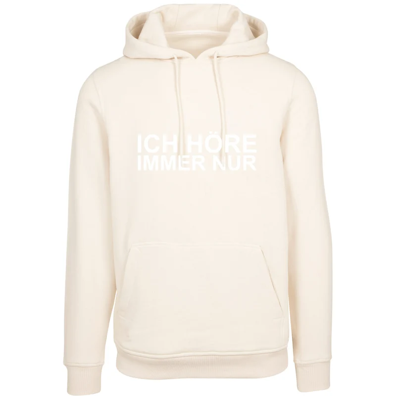 Hoodie - MiMiMi - Druck Weiss Matt - verschiedene Farben zur Auswahl