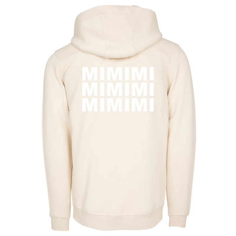 Hoodie - MiMiMi - Druck Weiss Matt - verschiedene Farben zur Auswahl