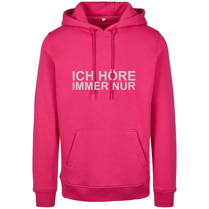 Hoodie - MiMiMi - Druck Weiss Glitter - verschiedene Farben zur Auswahl