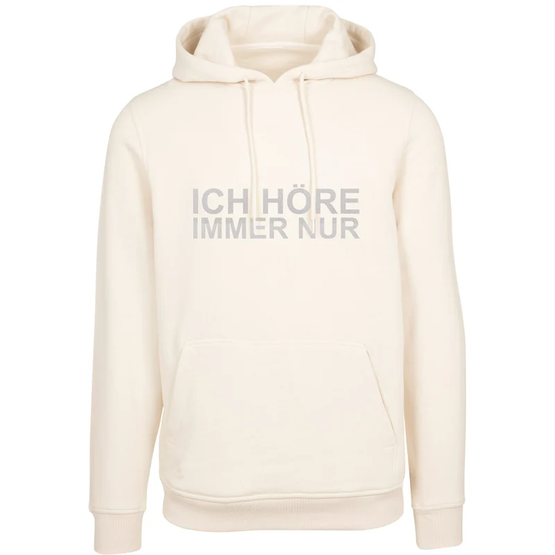 Hoodie - MiMiMi - Druck Weiss Glitter - verschiedene Farben zur Auswahl